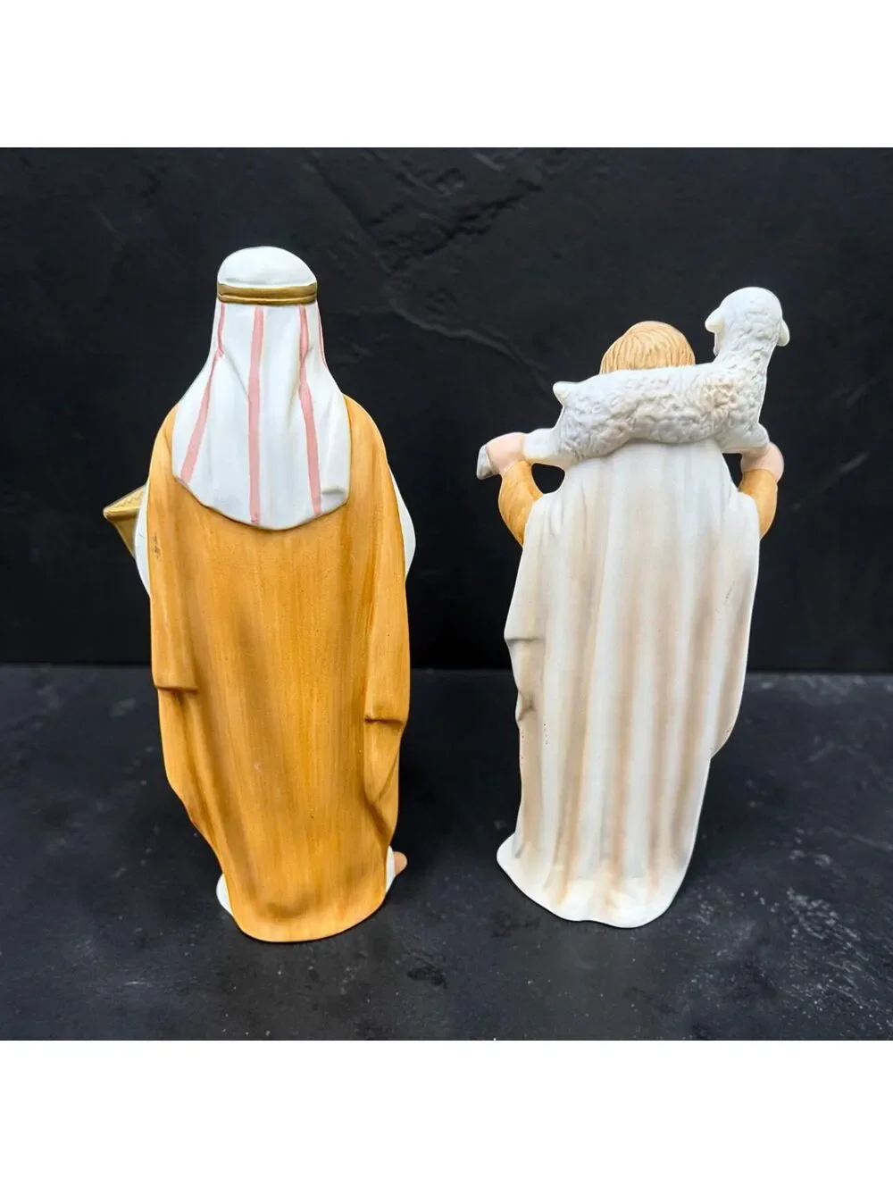 Vintage HOMCO Home Interiors Nativity 7 Pc Porcelain Set Camel Donkey #5419